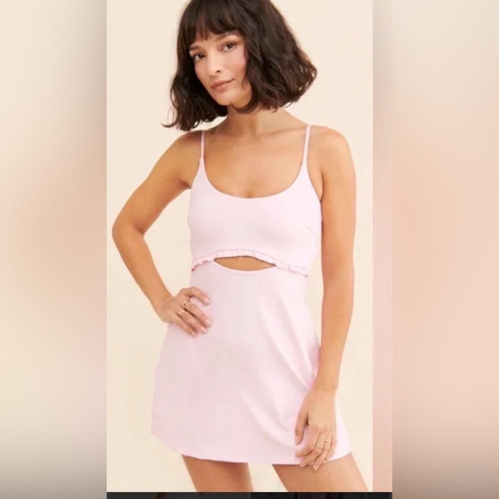 LoveShackFancy Astoria Tennis Dress – White | Size Small